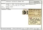 Karteikarte zum Syntyp von Peneroplis aspergilla Karrer, 1868